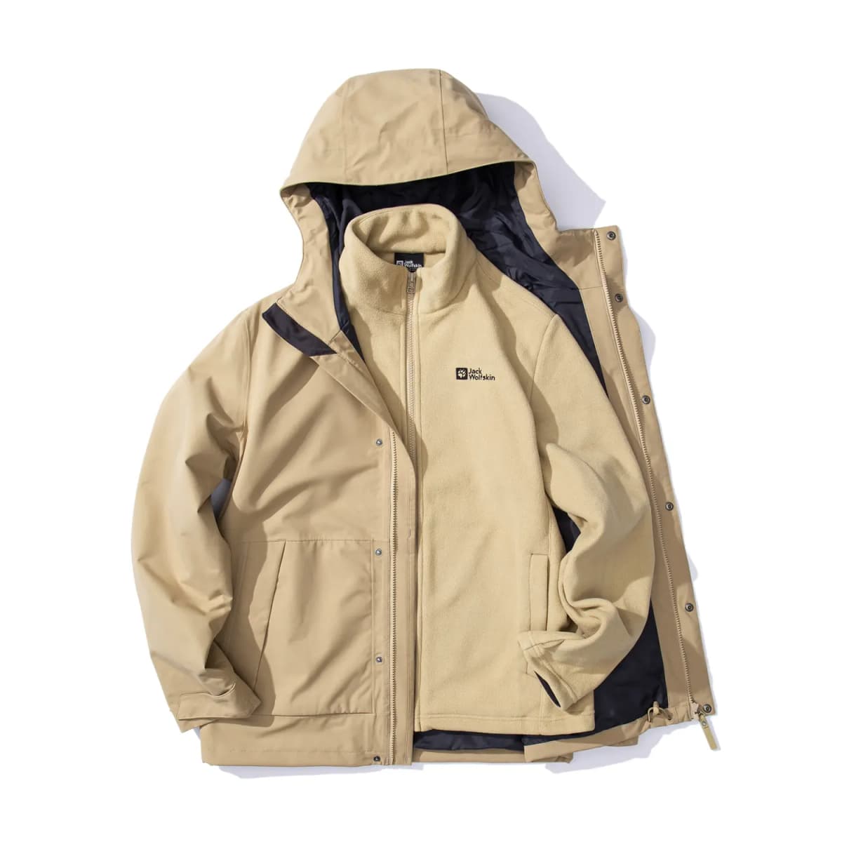 Jack Wolfskin 3-in-1 Outdoor Pencərək Unisex 17