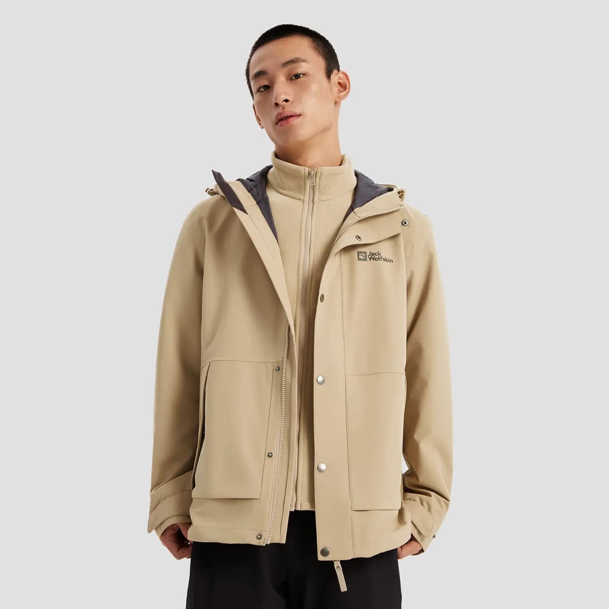 Jack Wolfskin 3-in-1 Outdoor Pencərək Unisex 24