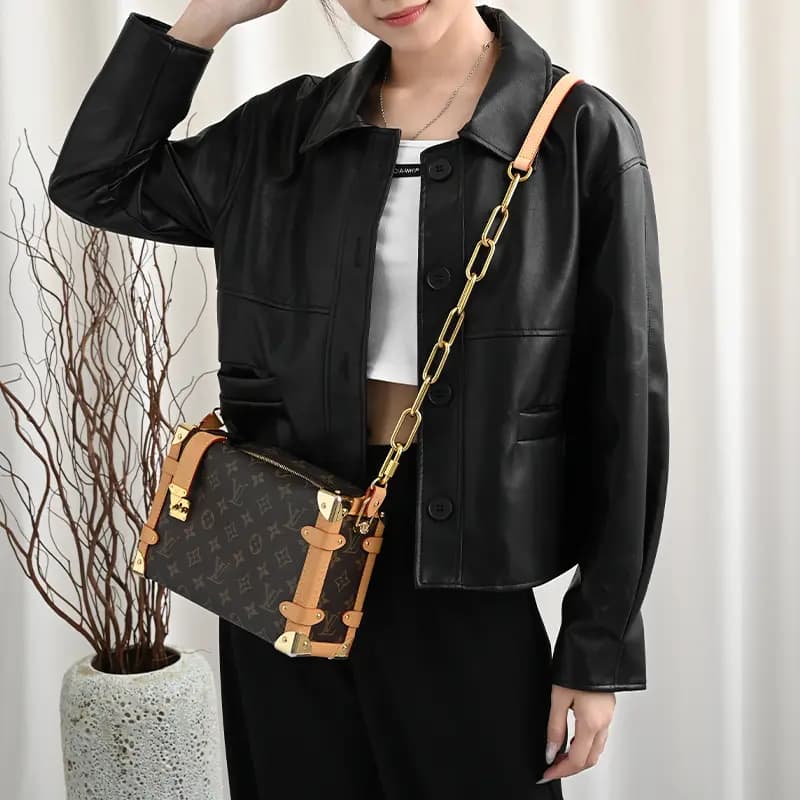 Lanbaofan LV Side Trunk Çanta Orqanayzeri Qəhvəyi 33