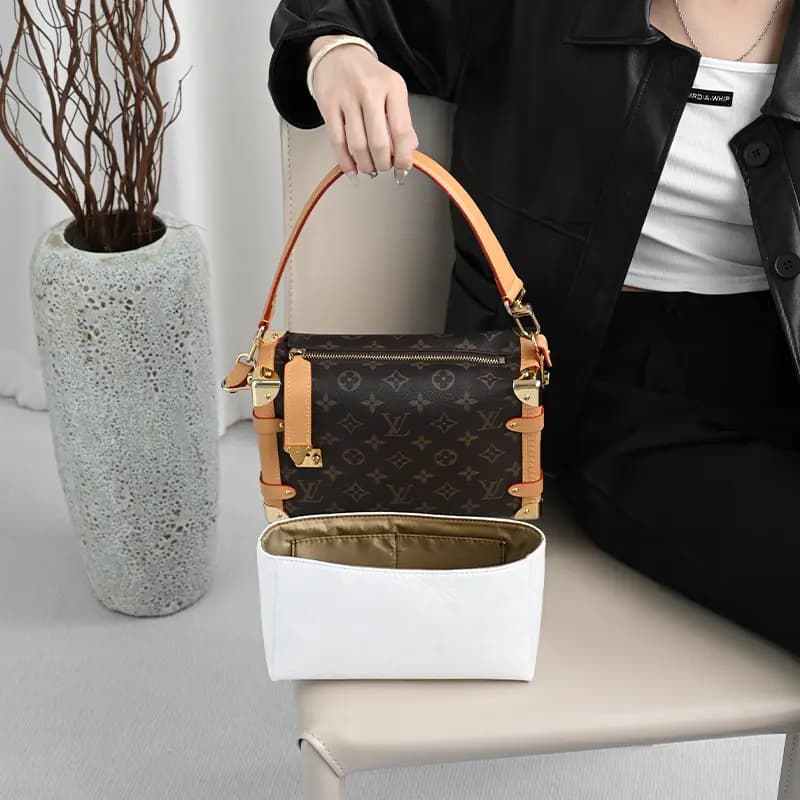 Lanbaofan LV Side Trunk Çanta Orqanayzeri Qəhvəyi 7