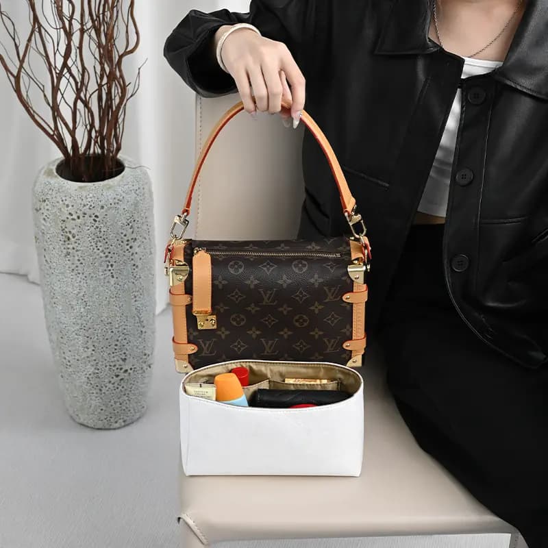 Lanbaofan LV Side Trunk Çanta Orqanayzeri Qəhvəyi 13