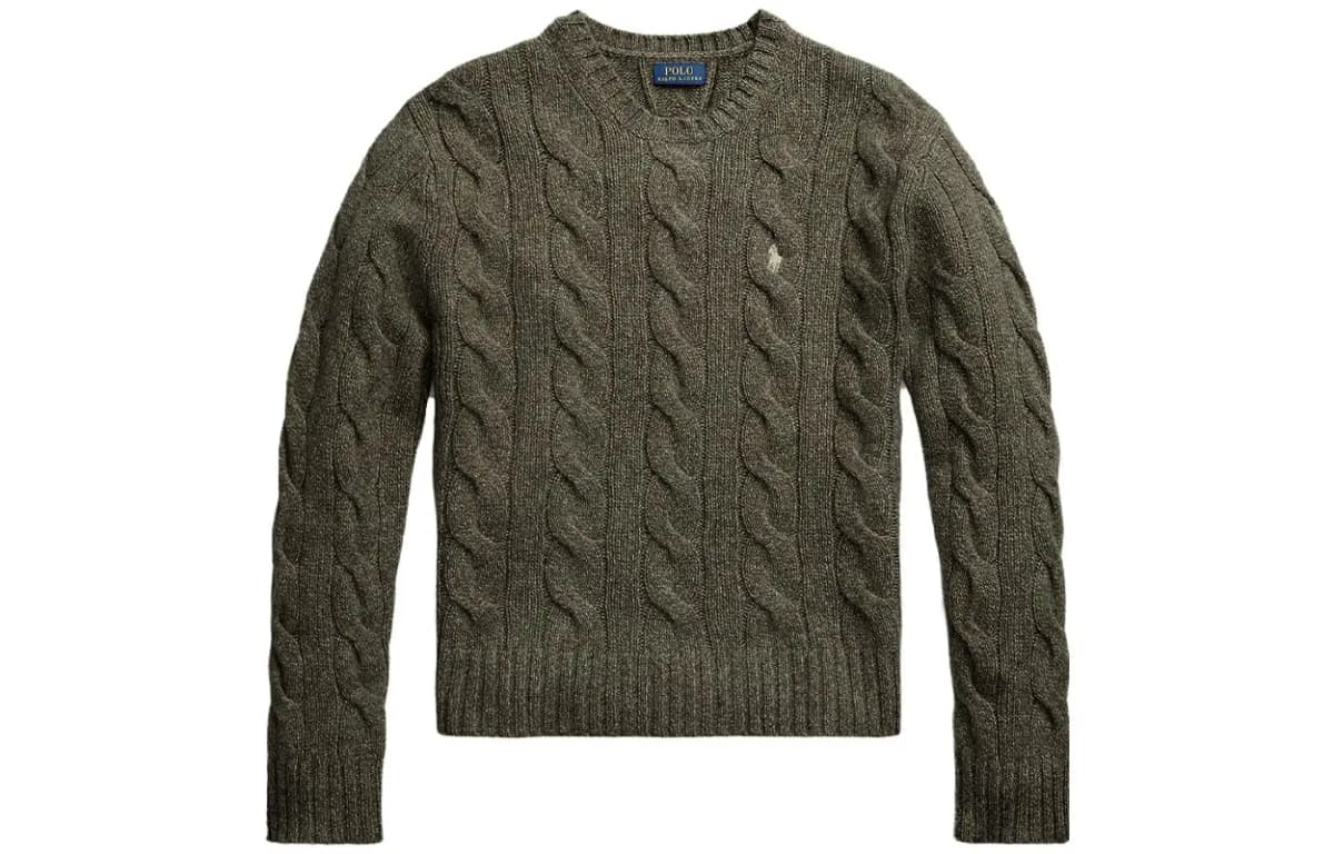 Polo Ralph Lauren Cashmere Qadın Sviteri Xaki