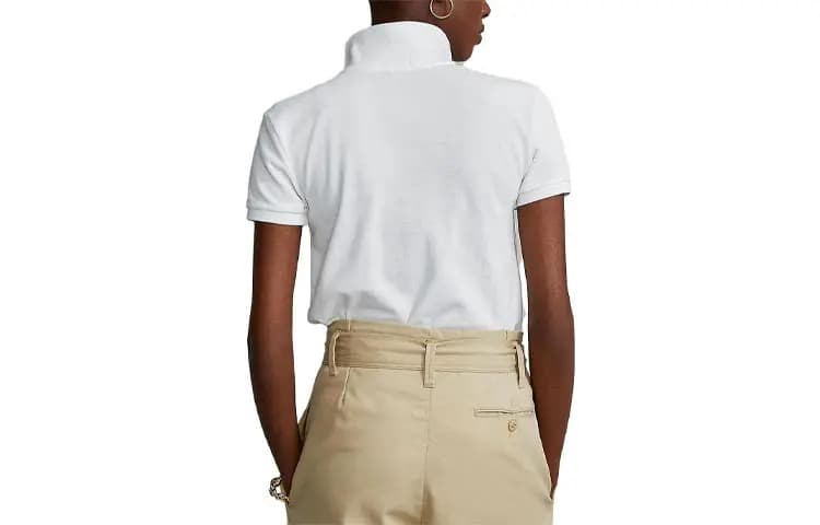 Polo Ralph Lauren SS23 Polo Köynək Qadın Ağ 2