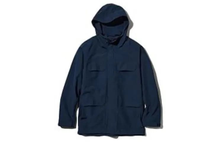 UNIQLO Küləkeçirməz Pencək Kişi Tünd Göy