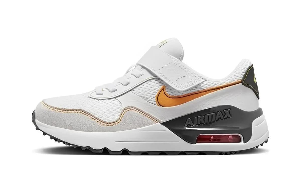 Nike Air Max SYSTM BP Uşaq Gündəlik Ayaqqabısı Ağ/Boz