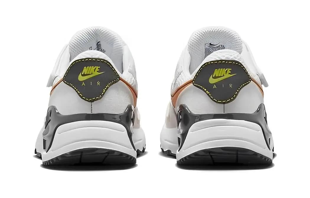 Nike Air Max SYSTM BP Slip Resistant Cushioning Low Top Kids Lifestyle Shoes White Gray Children Aged 3 7 Years Old 4
