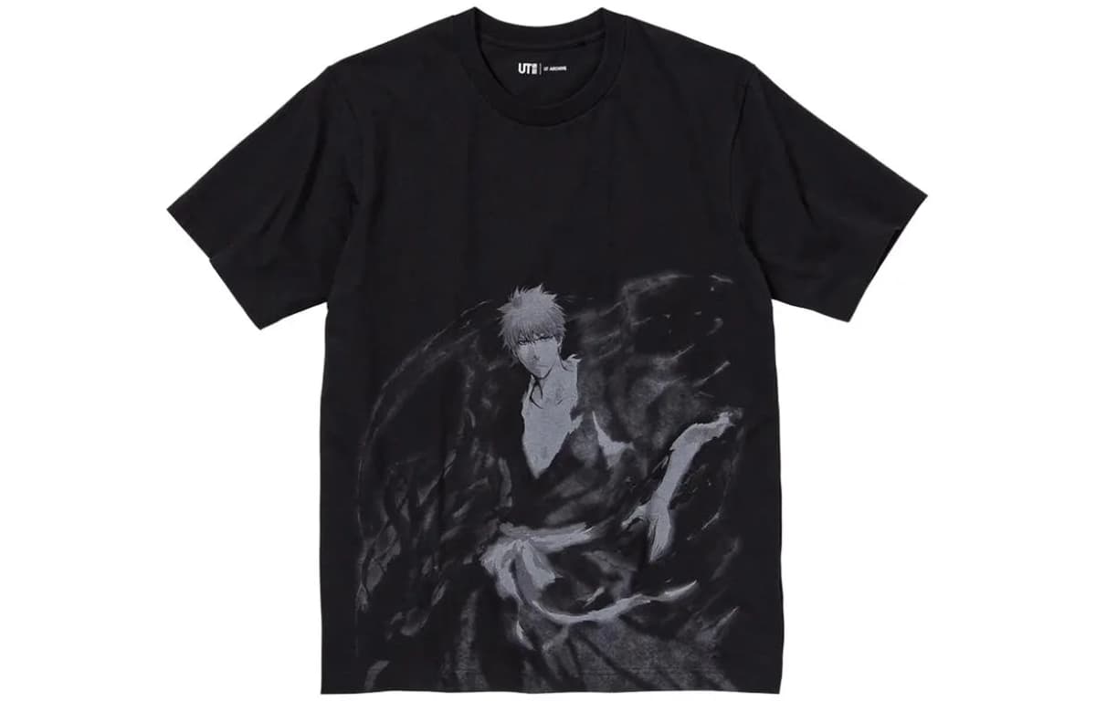 UNIQLO X BLEACH SS23 Unisex Köynək Qara