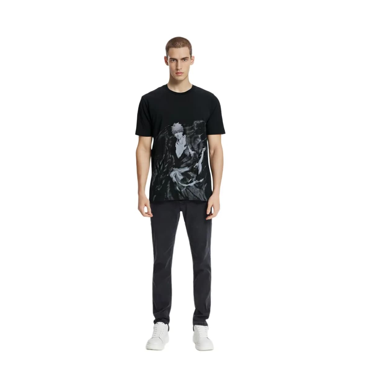 UNIQLO X BLEACH SS23 Unisex Köynək Qara 5