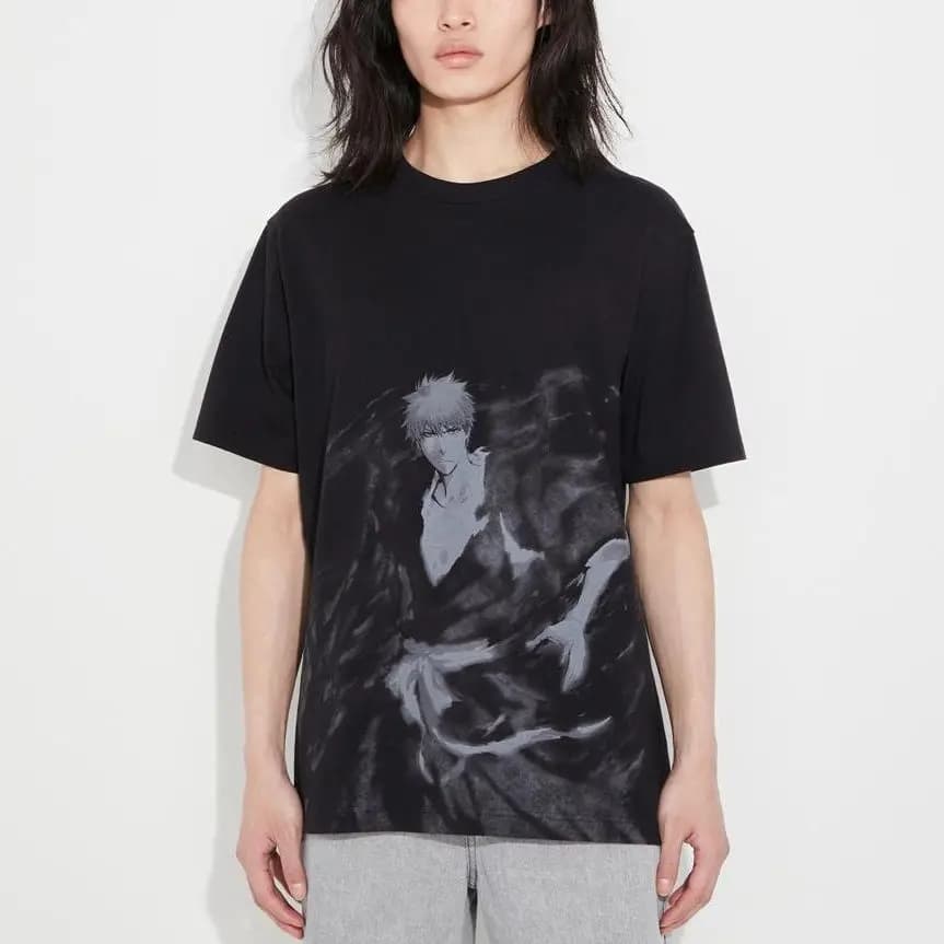 UNIQLO X BLEACH SS23 Unisex Köynək Qara 2