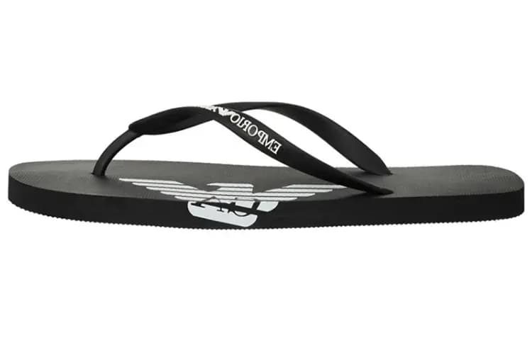 EMPORIO ARMANI Kişi Səndəli Qara