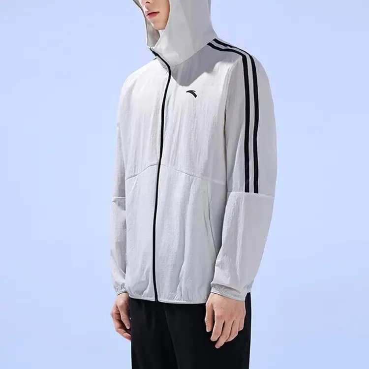 Anta Variety Training Collection Kişi Günəşdən Qoruyucu Geyim Bej/Çəhrayı/Boz 5