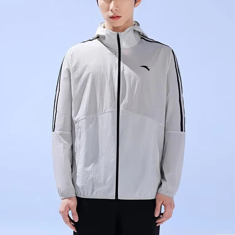 Anta Variety Training Collection Kişi Günəşdən Qoruyucu Geyim Bej/Çəhrayı/Boz 3
