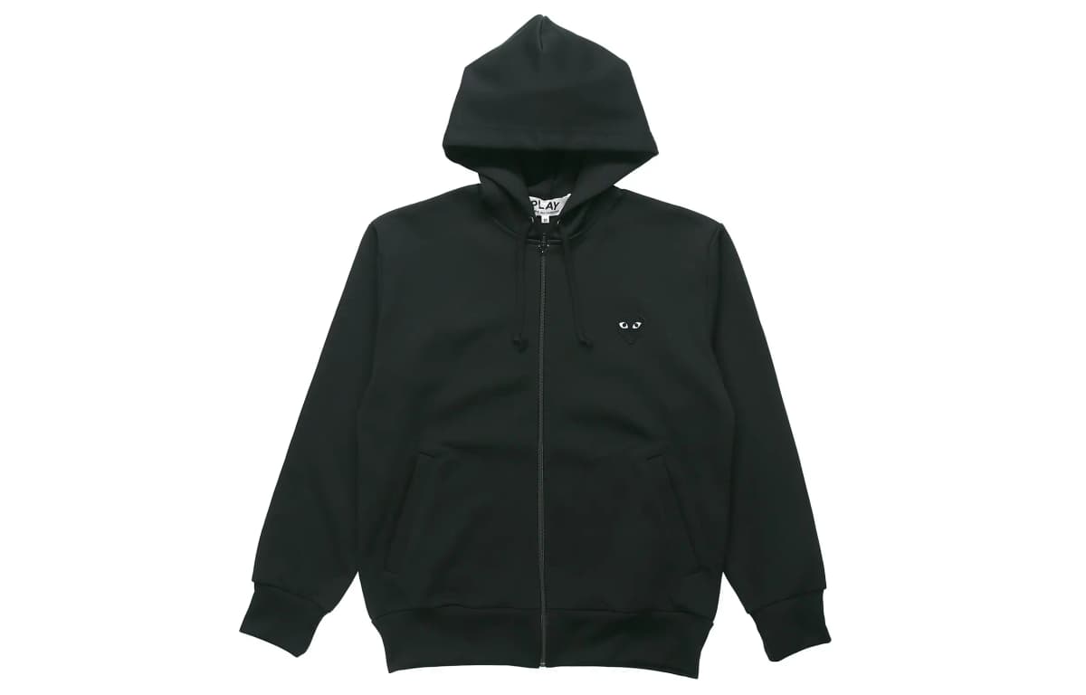 Comme Des Garcons Play Big Heart Zip Up Hoodie 2