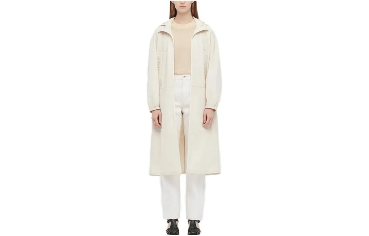 UNIQLO Qadın Palto Ecru