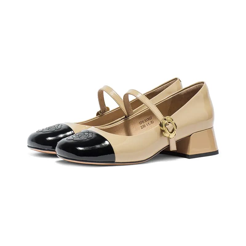 Coup De Foudre Chunky Heel High Heels 4.0cm Women's 2