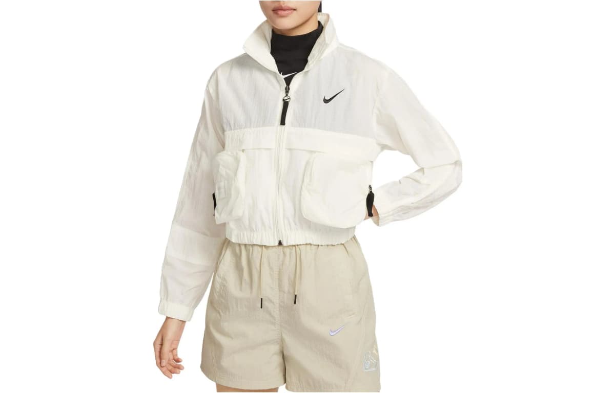 Nike Qısa Pencək Qadın Ağ