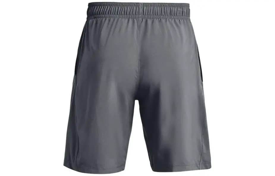 Under Armour Logo Print Elastic Waist Woven Training Athletic Shorts Men's Gray 2