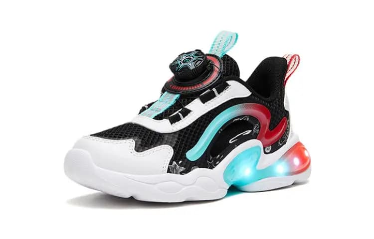 Anta Cushioning Wear-Resistant Children's Sandals Black Green Children Aged 3-7 Years Old 2