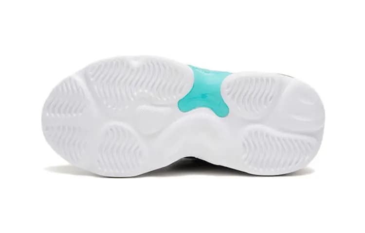 Anta Cushioning Wear-Resistant Children's Sandals Black Green Children Aged 3-7 Years Old 4