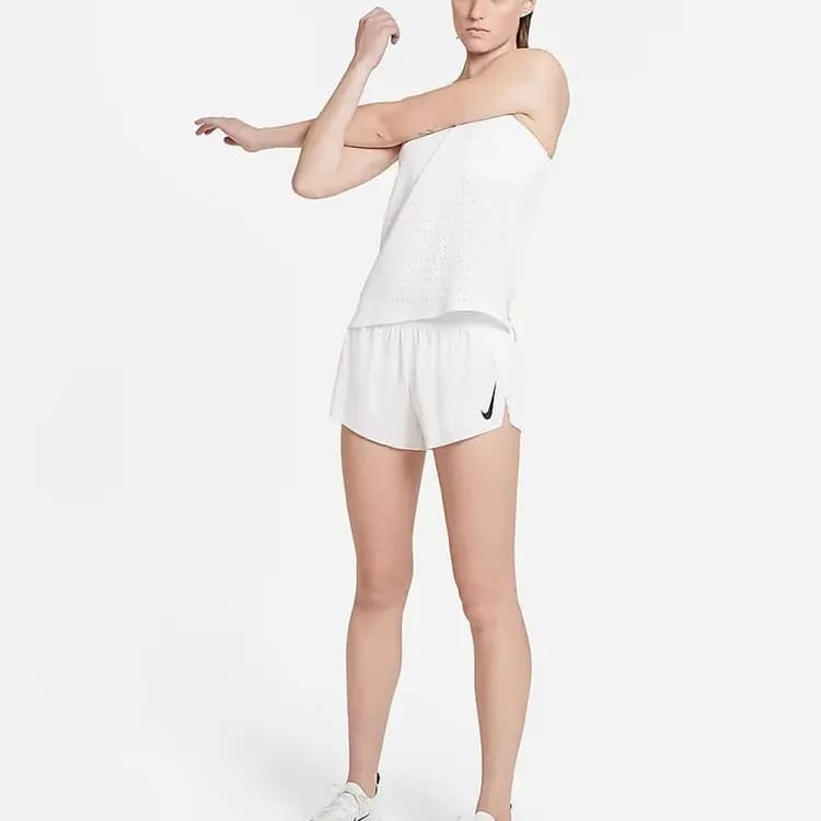 Nike Dri-Fit Sports Shorts Women's White 3