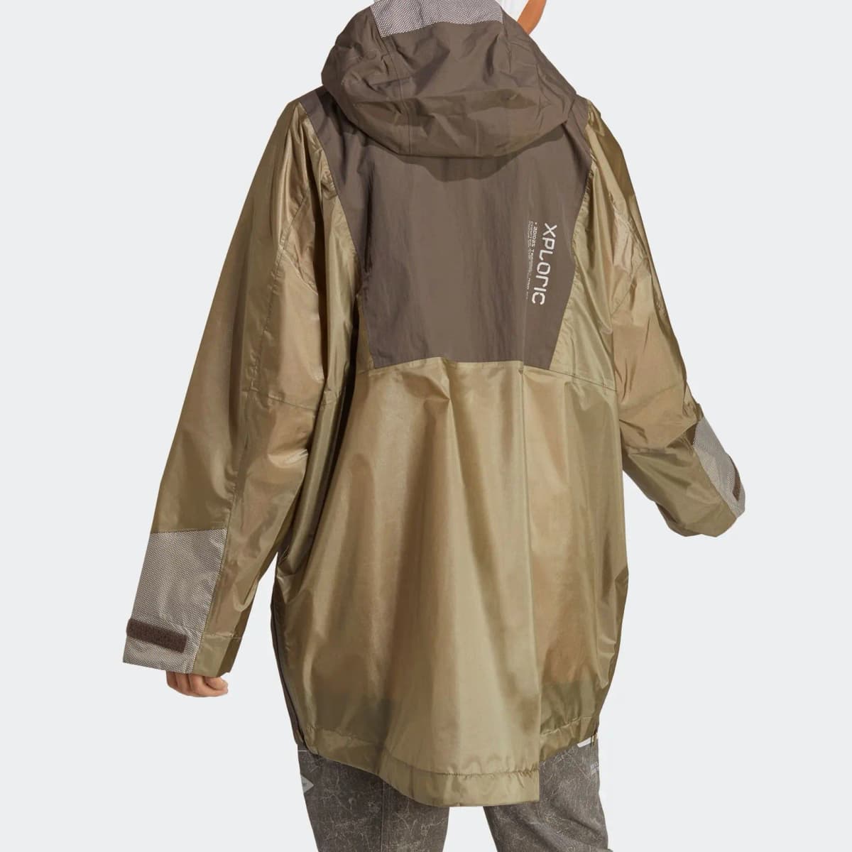 And Wander X Adidas TERREX X And Wander Windbreaker Jackets Women's Dark Olive Green 4