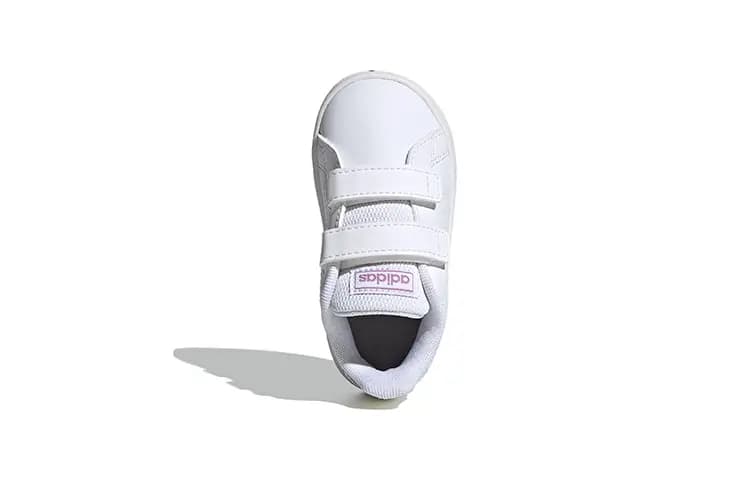 Adidas Neo ADVANTAGE Low top Skateboard Shoes White Infant And Toddler 5