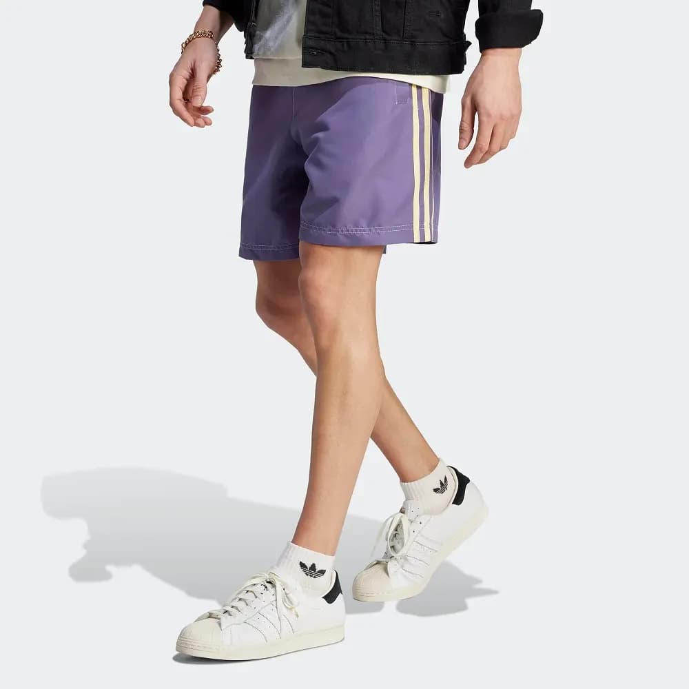 Adidas Originals ENJOY POLY Kişi İdman Şortu Bənövşəyi 2
