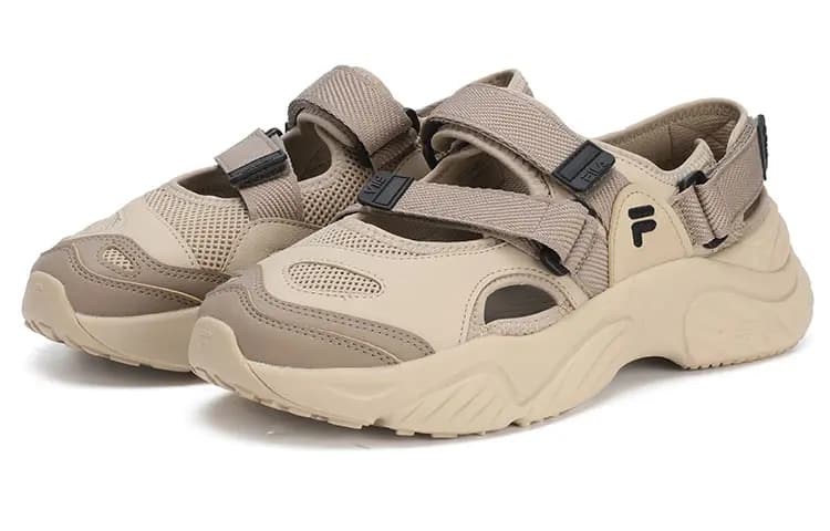 FILA FUSION Conch Sandal 'Beige Black' 3
