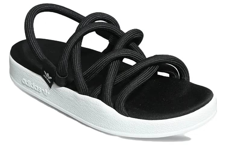 Adidas Originals Adilette Noda Qadın Səndəli 'Black White' 3