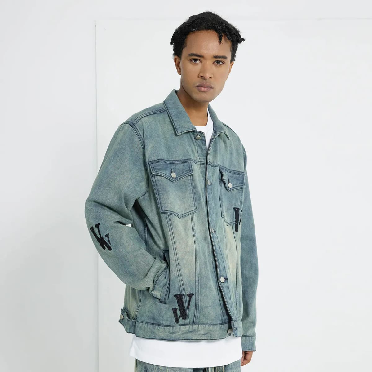 VLONE SS23 Unisex Cins Pencək 16
