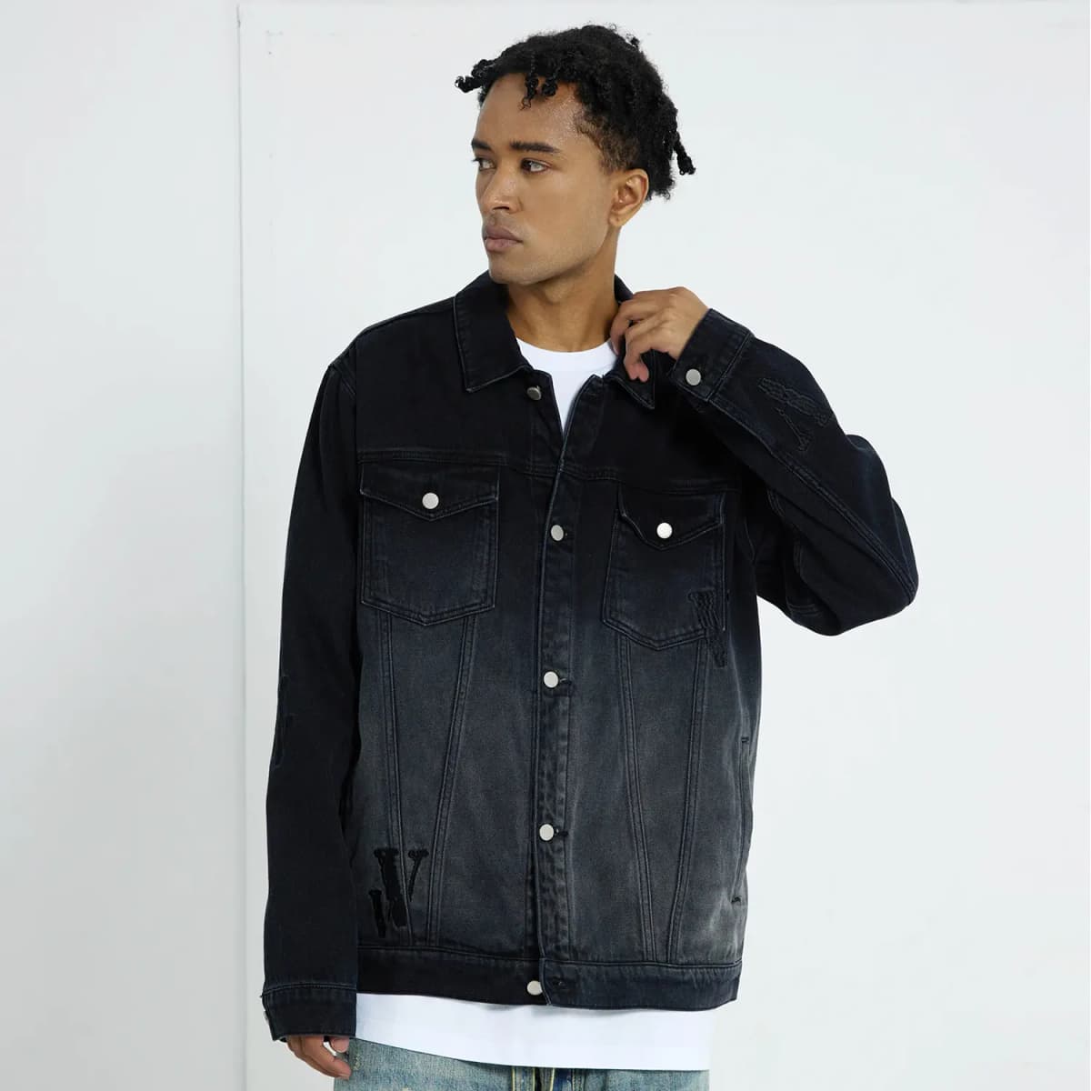 VLONE SS23 Unisex Cins Pencək 5
