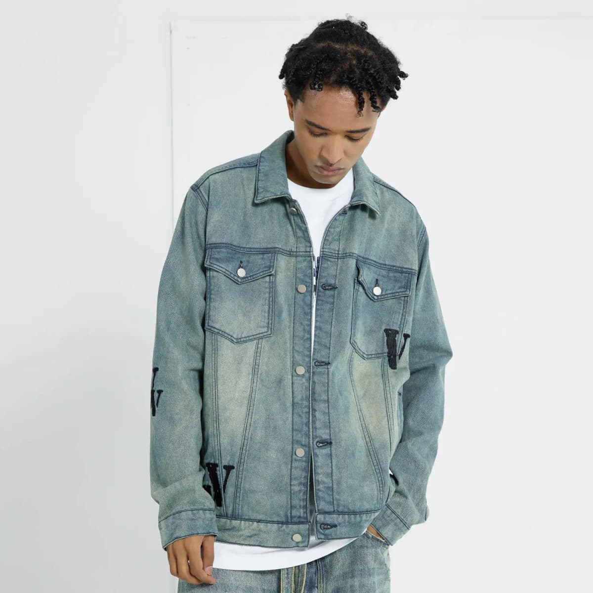 VLONE SS23 Unisex Cins Pencək 14