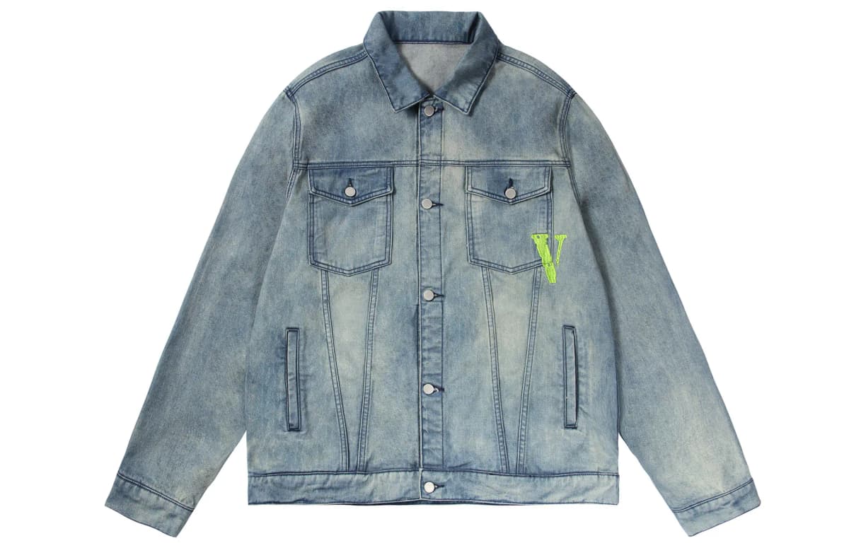 VLONE Denim Pencəyi Unisex 10