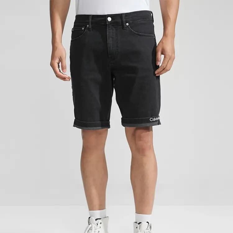 Calvin Klein Denim Şort Kişi Qara 3