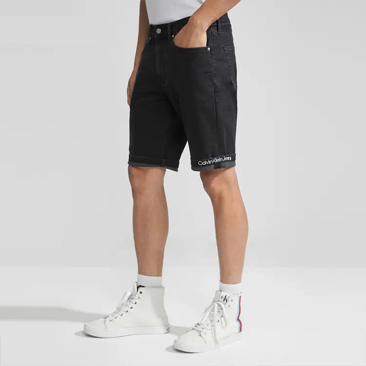 Calvin Klein Denim Şort Kişi Qara 5