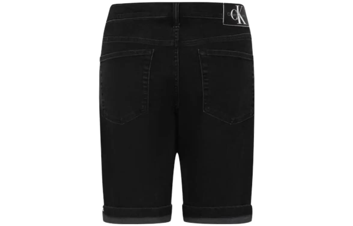 Calvin Klein Denim Şort Kişi Qara 2