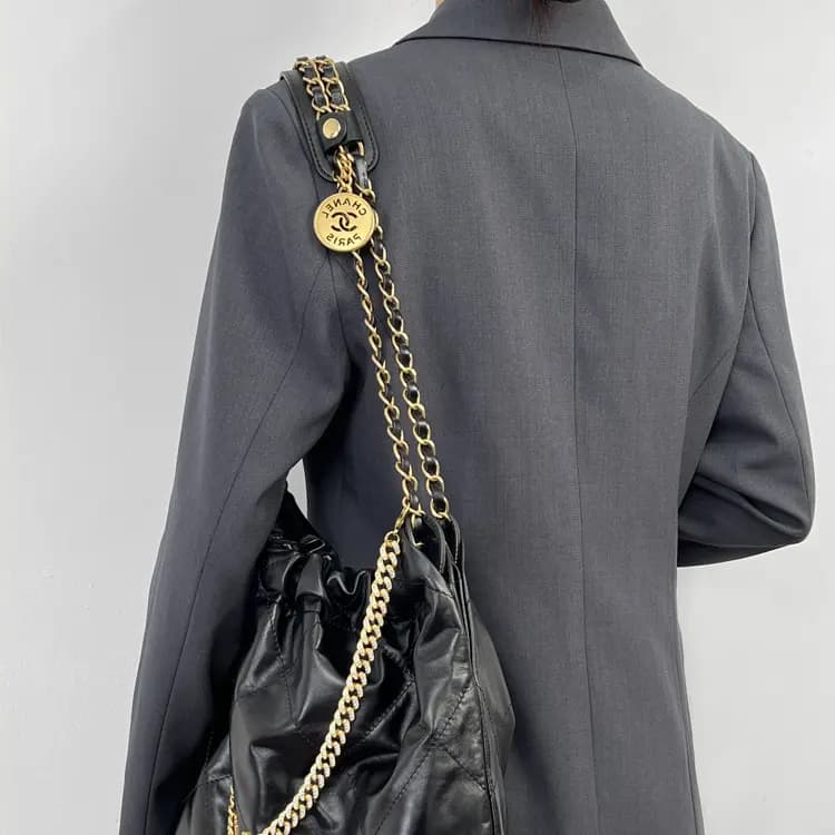 Artisan Workshop CHANEL 22bag Çanta Kəməri üçün Qoruyucu Qara 7