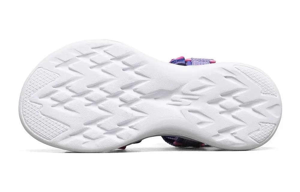 Skechers ON THE GO Uşaq Səndəlləri Mavi/Çəhrayı 4