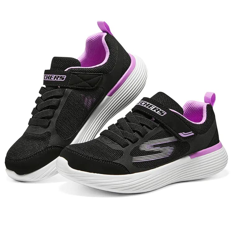 Skechers Uşaq İdman Ayaqqabısı Qara/Bənövşəyi 3