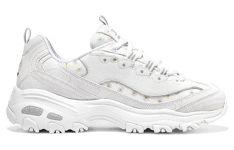 Skechers D'lites 1.0 Sneakers 'White Grey' Women's 2