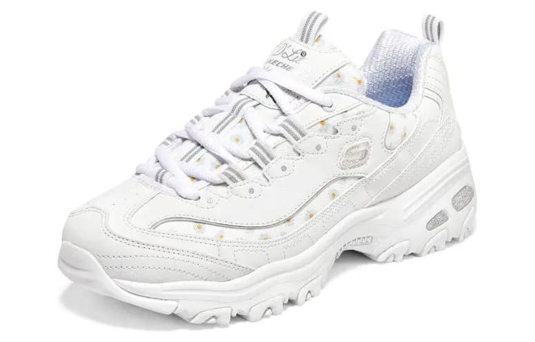 Skechers D'lites 1.0 Sneakers 'White Grey' Women's 3