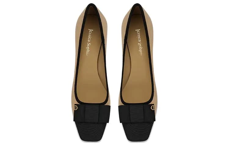 JESSICA SOPHIA Chunky Heel High Heels 5cm Women's 6