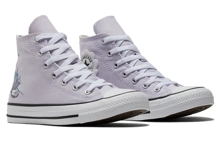 Converse Chuck Taylor All Star Yüksəkboğazlı Uşaq Kətan Ayaqqabısı Bənövşəyi 3