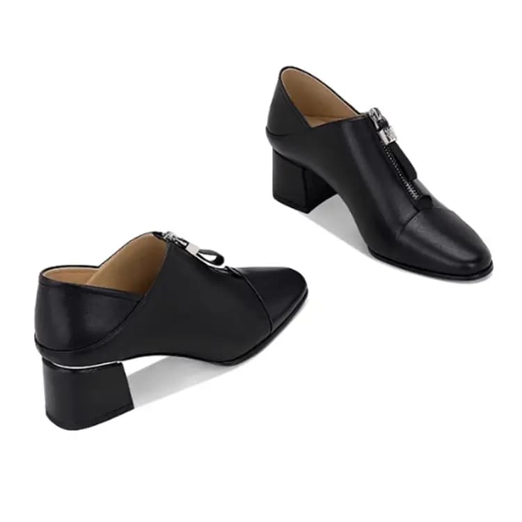 JESSICA SOPHIA Chunky Heel High Heels 4.5cm Women's 6