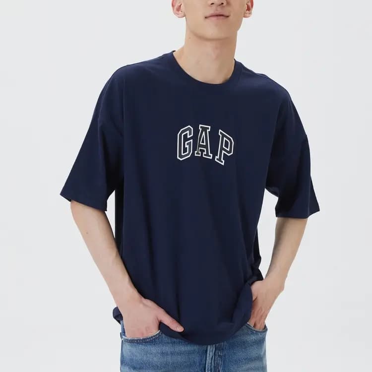 GAP SS23 Loqolu Köynək Kişi 9