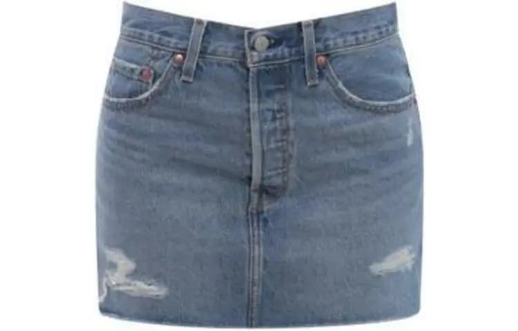 Levis SS23 Denim Qadın Ətəyi Mavi