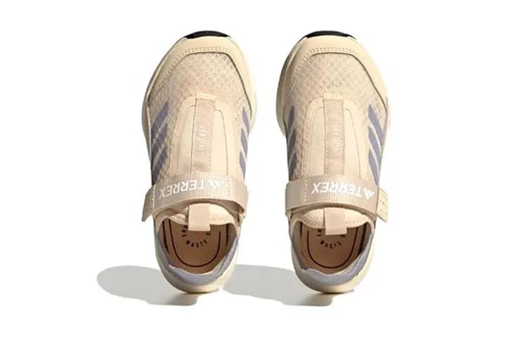 Adidas VOYAGER 21 Anti-Slip And Wear-Resistant Lightweight Low-Top Outdoor Shoes Purple Kids' 4