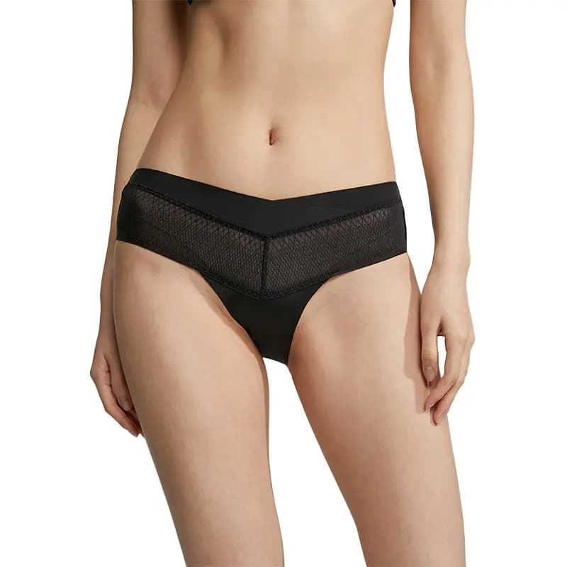 CALVIN KLEIN Krujeva İşləməli Qadın Alt Paltarı Qara 2