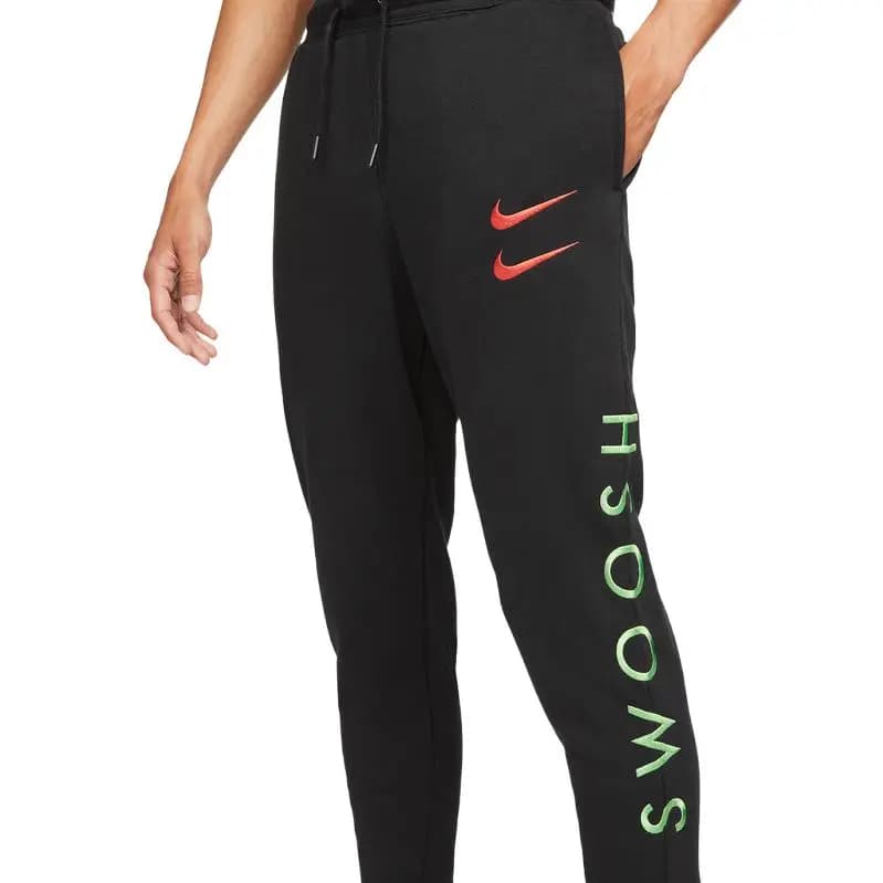 Nike Sportswear Double Swoosh Kişi İdman Şalvarı Qara 4
