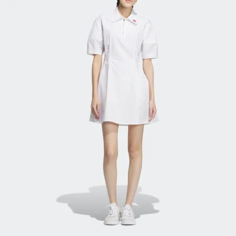 Adidas Neo x CAOMEIXIONG LIANMINGKUAN Qısaqol Qadın Donu Ağ 2